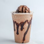 Iced Chocolate almond milk shaken espresso