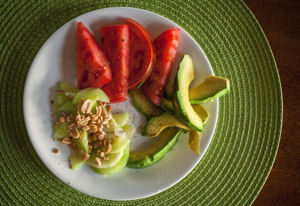 Cucumber Avocado Salad